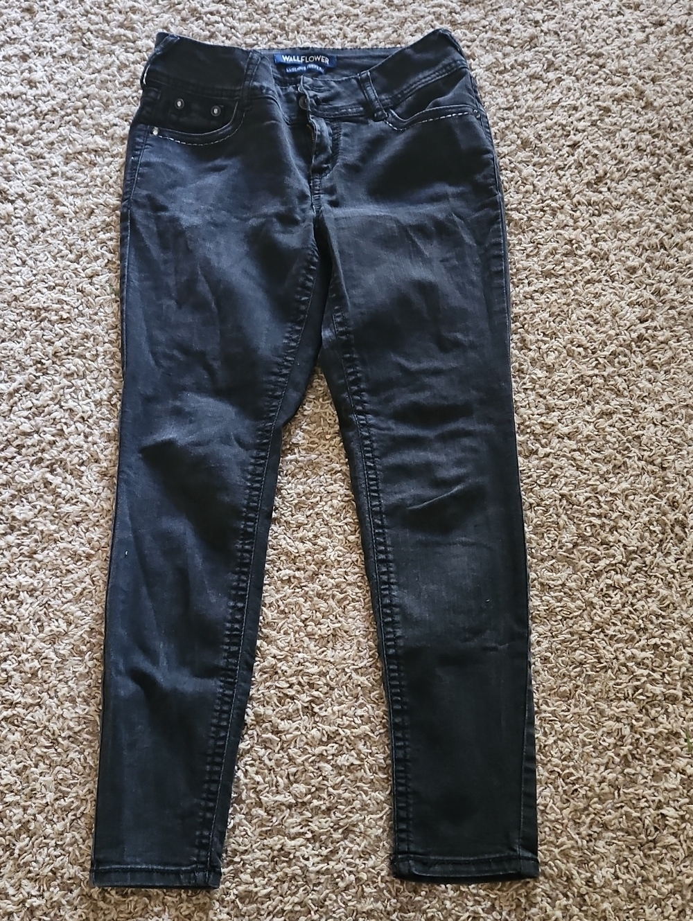 Wallflower Black Skinny Jeans